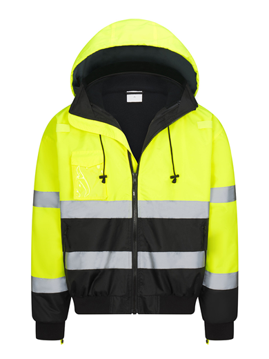 MAX605N ANSI Class 3, Safety Green 3-in-1 Jacket with Black Bottom